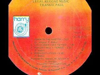 Frankie Paul - Down In The Ghetto