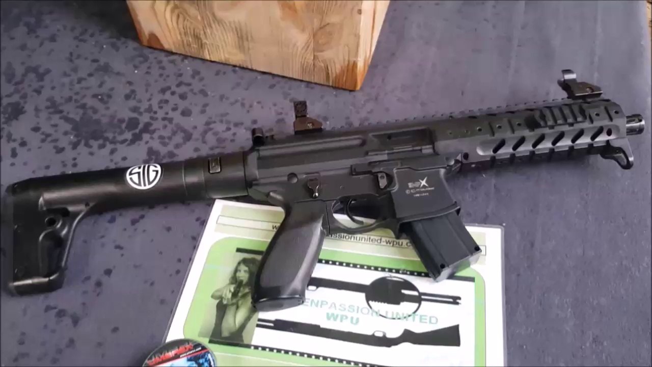 Sig Sauer MPX 4,5 mm Co2/ SchussAnzahl mit einer 88 gr. Co2-Kapsel/WPU-WahrheitsTest