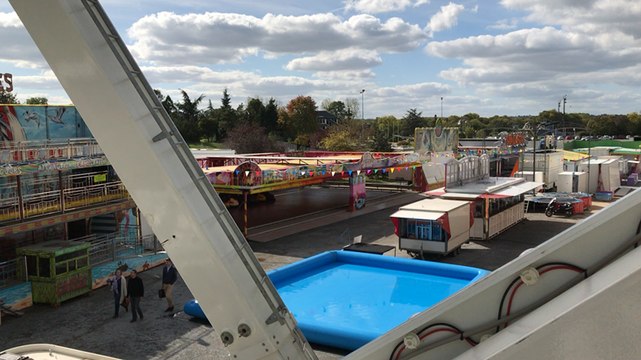 Vue panoramique du haut de la grande roue