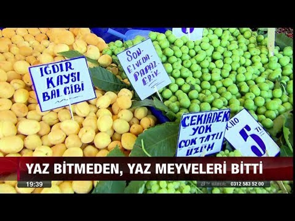Yaz bitmeden, yaz meyveleri bitti! - 10 temmuz 2017