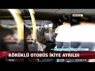 Körüklü otobüs ikiye ayrıldı! - 11 temmuz 2017