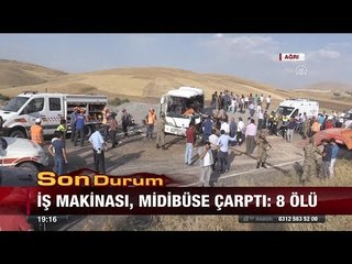 Ağrı'da feci kaza: 8 ölü! - 14 Ağustos 2017
