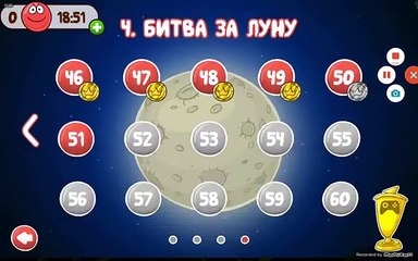 Мультик игра Red Ball 4 - Level 50 - 53. Учимся проходить уровни с 50 по 53