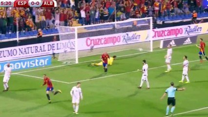 Rodrigo  Goal HD - Spain 1 - 0 Albania - 05.10.2017 (Full Replay)