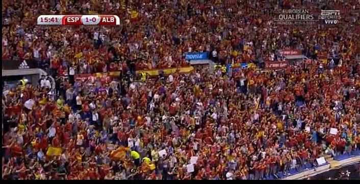 Spain 1 - 0 Albania 06/10/2017 Rodrigo Moreno Machad Super Goal 16' World Cup Qualif HD Full Screen .