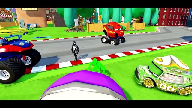 Мультик - Машинки и Супер Герои. Человек Паук, Халк и Молния Маквин. Для детей мультфильм