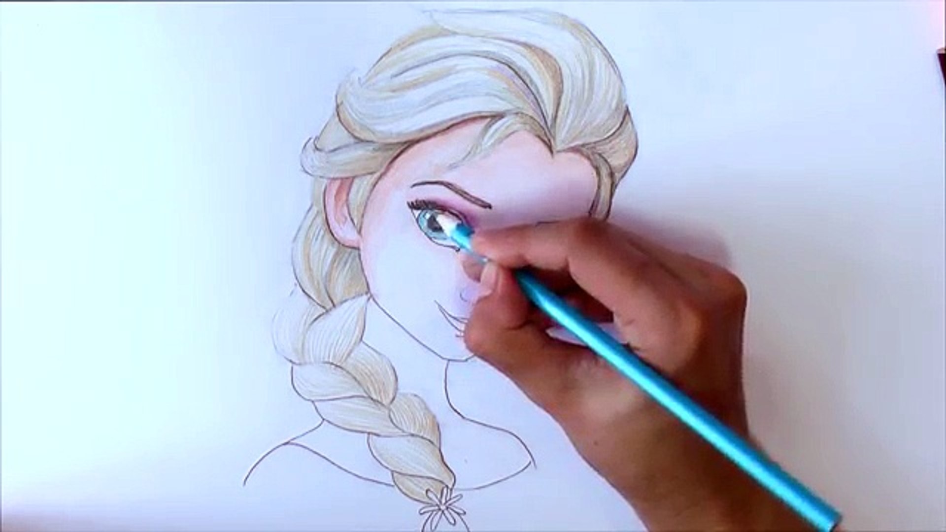Эльза уроки рисования