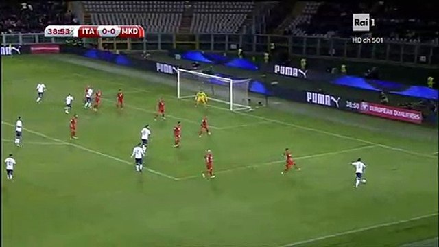 Giorgio Chiellini Goal HD - Italy 1-0 FYR Macedonia - 06.10.2017