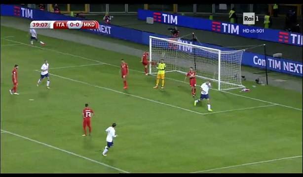 Giorgio Chiellini Goal HD - Italy 1-0 FYR Macedonia - 06.10.2017