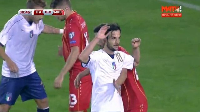 Giorgio Chiellini Goal HD - Italy	1-0	FYR Macedonia 06.10.2017