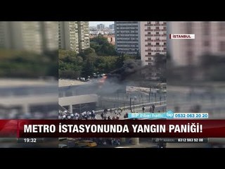 Metro istasyonunda yangın paniği - 25 Eylül 2017