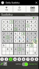 Daily sudoku messenger - Sunday 1 October 2017 easy difficulty solution