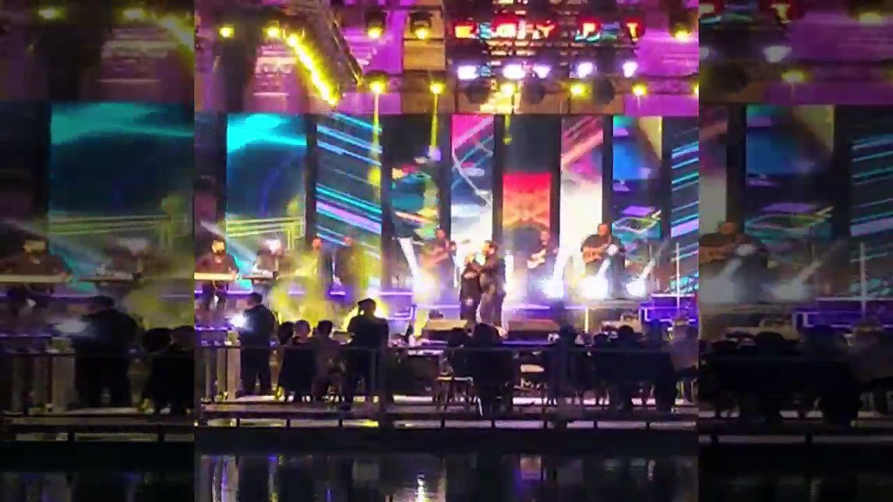 «دويتو» بين تامر حسني وماجد المصري في حفل افتتاح فندق الماسة بالعاصمة الإدارية