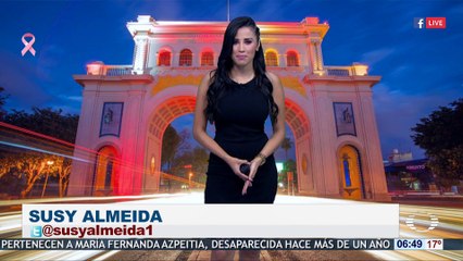Susana Almeida Pronostico del Tiempo 6 de Octubre de 2017