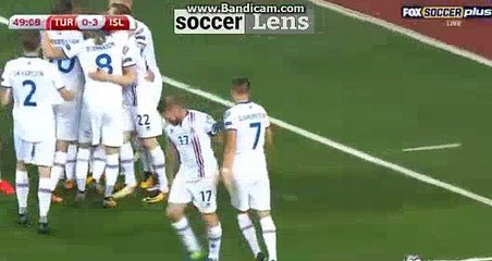 Kari Arnason  Goal HD - Turkey 0-3 Iceland 5/10/2017 HD