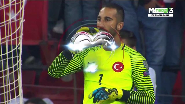 0-3 Kári Árnason Goal FIFA WC Qualification UEFA Group I - 06.10.2017 Turkey 0-3 Iceland