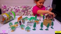 Animal Toys Zoo For Kids. Learn The Sounds And Names. Types Of Animals Compilation