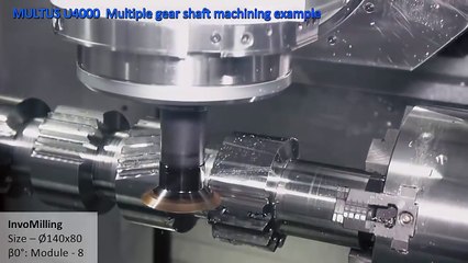 【괴물 기계】 세계 2016에서 놀라운 5 축 선반 및 기어 밀링 고성능