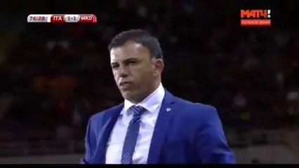 Aleksandar Trajkovski Goal HD - Italy 1-1 FYR Macedonia 06.10.2017
