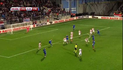 Croatia	1 - 1 Finland 06/10/2017 Pyry Soiri Super Goal 90' World Cup Qualif HD Full Screen .