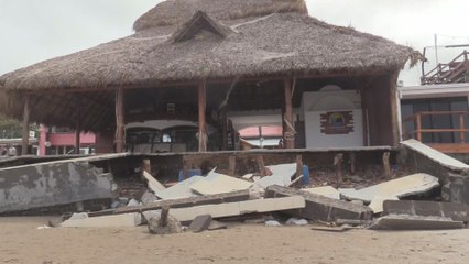 Departamento nicaragüense Rivas amanece con panorama desolador tras paso de Nate