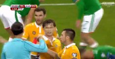 Alexandru GatcanRED CARD Ireland 2-0 Moldova 06.10.2017