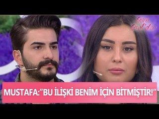 Mustafa:" Bu ilişki benim için bitmiştir!" - Esra Erol'da 11 Mayıs 2017 - atv