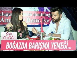 Pamuk ve Tarık boğazda barışma yemeğinde buluştu - Esra Erol'da 5 haziran 2017