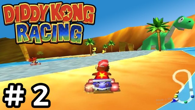 Diddy Kong Racing - #2 [Ancient Lake] Primeira vitória e chave