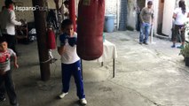 Boxeo de barrio, una opción para alejar a los niños de los vicios