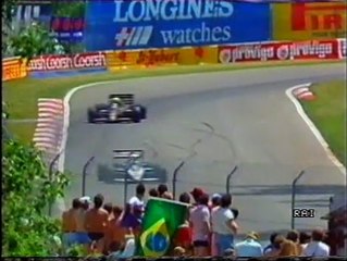 GP Canada 1986: Interruzione audio sul collegamento,sorpassi di NPI e PRO a KRO,pit stop di NPI e sorpasso di NPI a KRO