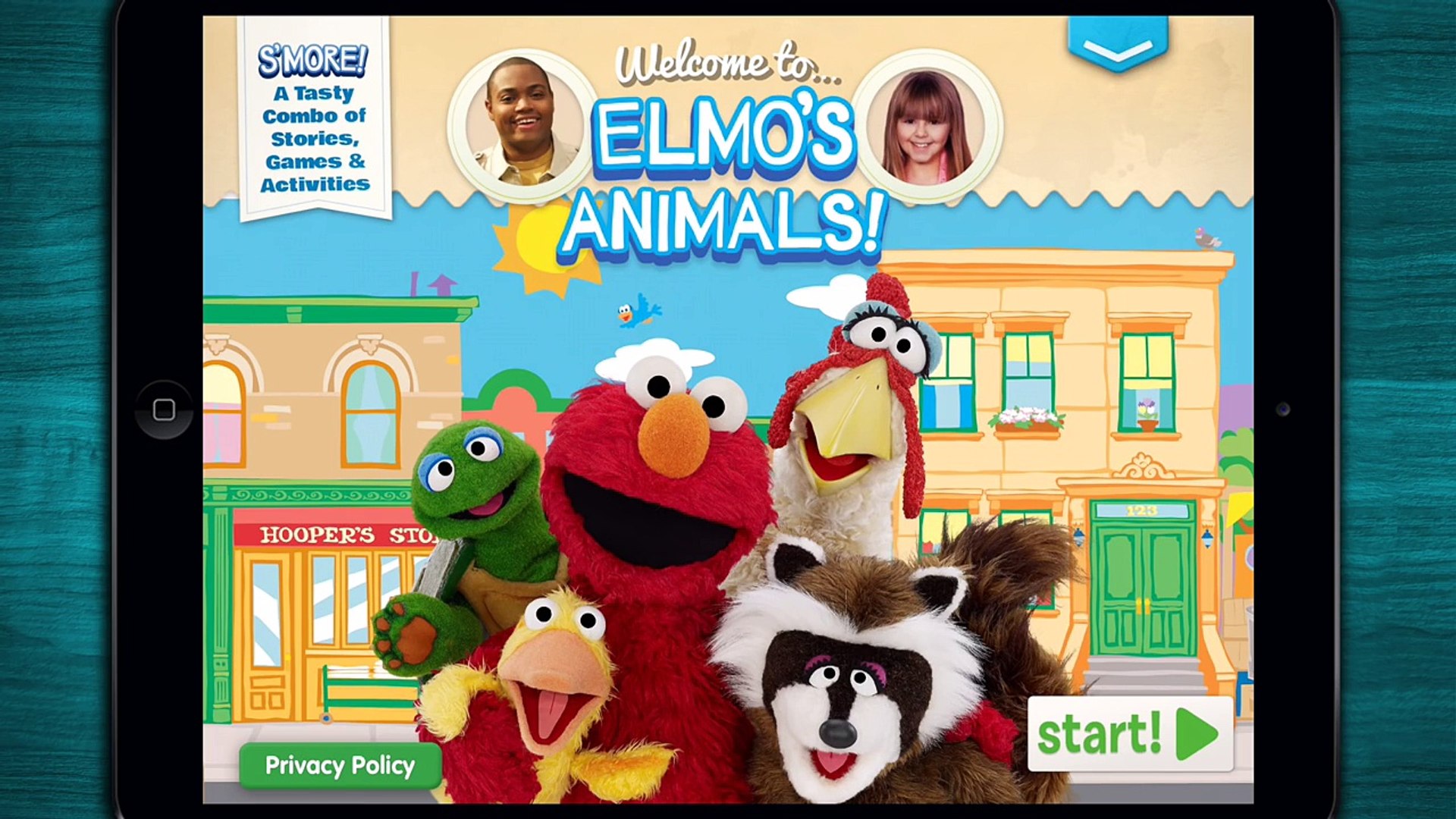 ⁣Elmos Animals: A Sesame Street SMore App with pets, farm animals, and zoo animals - iPhone/iPad