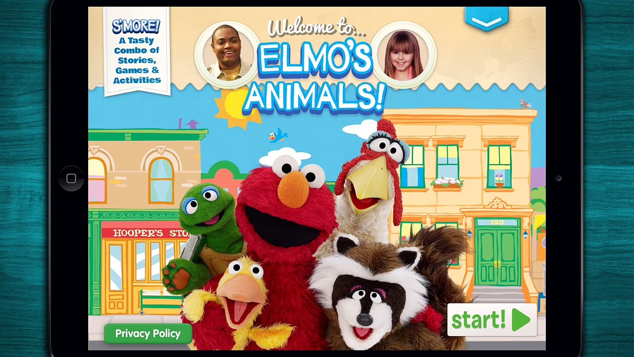 Elmos Animals: A Sesame Street SMore App with pets, farm animals, and zoo animals - iPhone/iPad