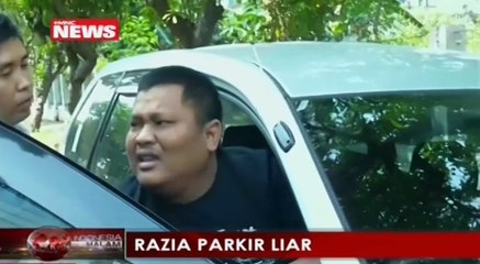 Razia Parkir Liar, Pemuda Ini Hampir Menangis
