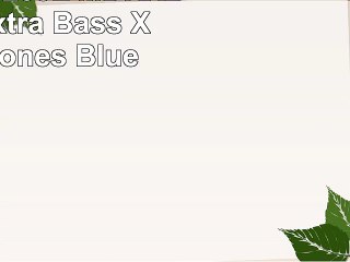 Sony MDRXB200L MDRXB200Blue Extra Bass XB Headphones  Blue