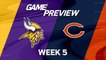 Vikings vs. Bears Week 5 preview