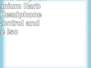 TALABOX 35mm Earphones With Premium Earbuds Stereo Headphones Volume Control and Noise