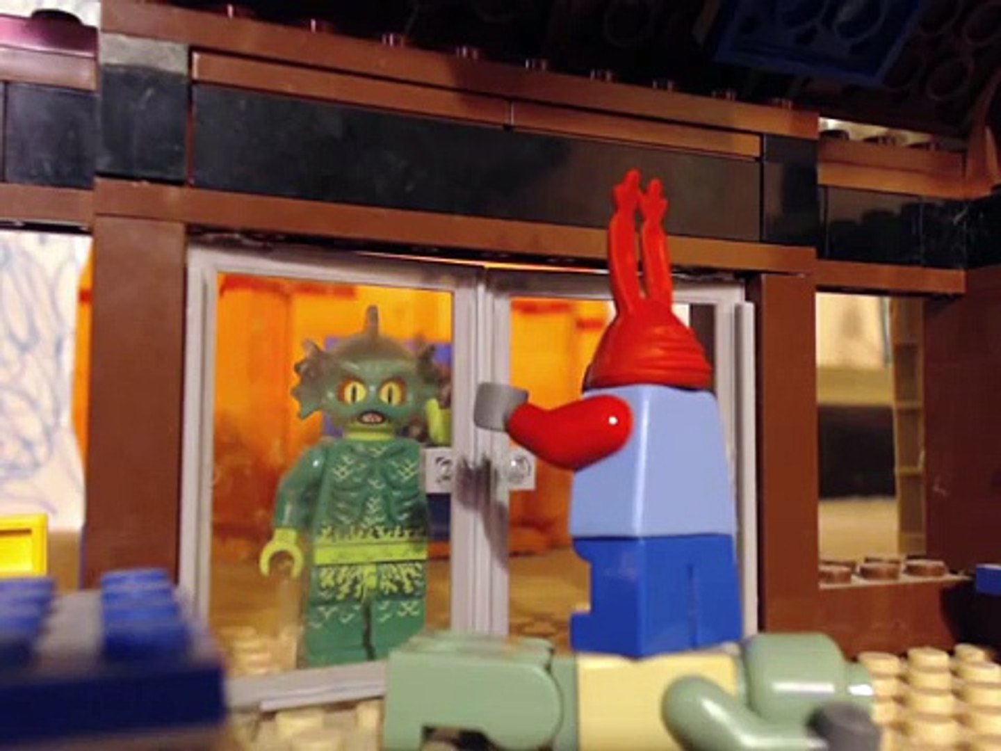 lego spongebob graveyard shift