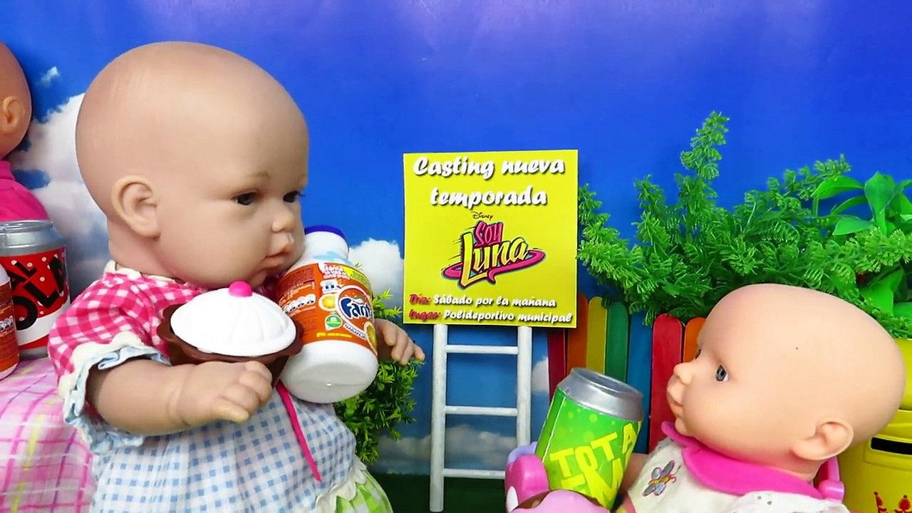 ¡SOY LUNA EL CASTING! Aventuras de bebés La bebé Lucía canta y patina con patines Soy Luna