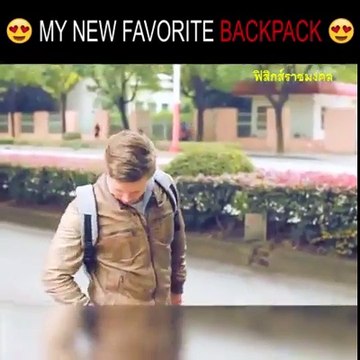 Backpack กระเป๋าเป้สะพายหลังพร้อมที่ชาร์จแบตฯ สมาร์ทโฟนและแล็ปท็อป