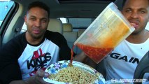 EXTREME SPICY RAMEN NOODLE AND TAKIS EATING CHALLENGE @HODGETWINS