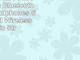 New White HiFi Stereo Beyution Bluetooth Stereo Headphones  Supports all Wireless Music