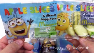 2017 McDONALD'S THE EMOJI MOVIE HAPPY MEAL TOYS VS DESPICABLE ME 3 FOOD PRODUCTS FULL SET COLLECTION-Y-SHFWyd18k