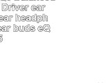 ORTOFON eQ5 Balanced Armature Driver earphones  in ear headphones  RED ear buds eQ5
