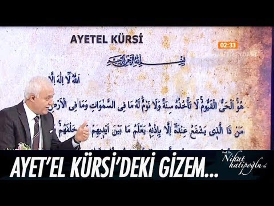 Ayet'el Kürsi'deki gizem...- Nihat Hatipoğlu ile Sahur 07 Haziran 2017