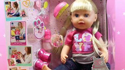 Muñeca Baby Born que cuida de su Hermanita Bebé recién nacida - Baby Born Interive Sister Doll