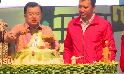Wapres JK Resmikan Hitung Mundur Asian Para Games 2018
