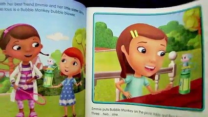 Doc McStuffins Bubble Trouble read aloud story book guided reading questions bedtime story