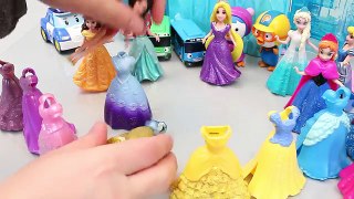 Play Doh Disney Princess Dress Up Magic Clip Doll Toy Surprise Eggs Toys