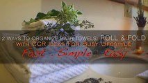 How To Fold Bath Towels - Quick, Simple, and Easy!